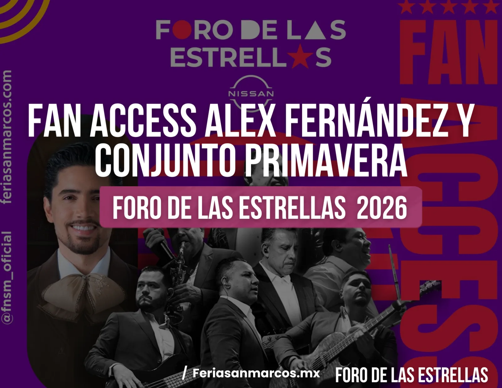 Gana un Fan Access para Alex Fernández en Aguascalientes