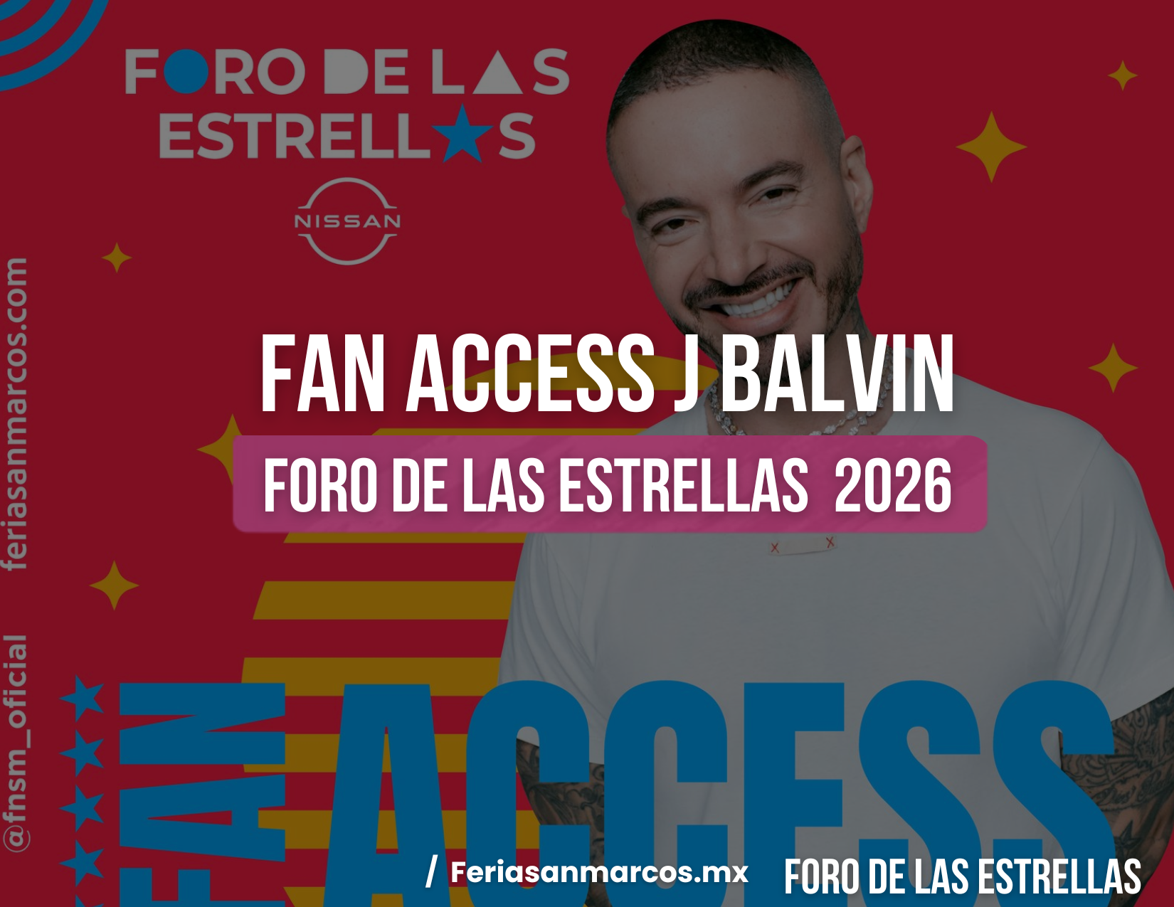 Gana un FAN ACCESS para J Balvin en el Foro de las Estrellas
