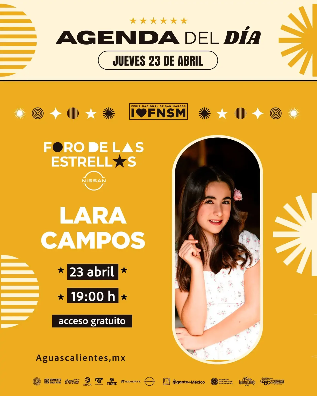 Lara Campos en el Foro de las Estrellas: Concierto 2026