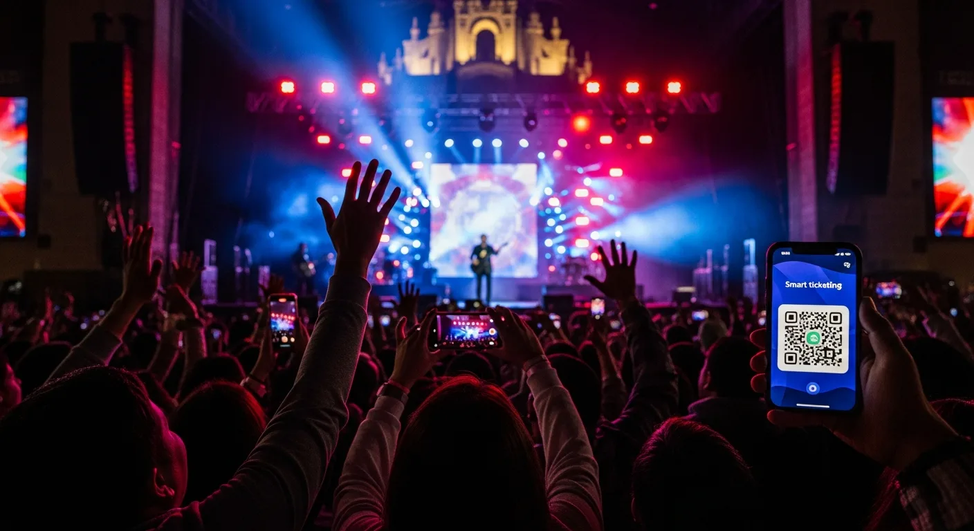 Fases de entrega de boletos con QR en el Foro de las Estrellas